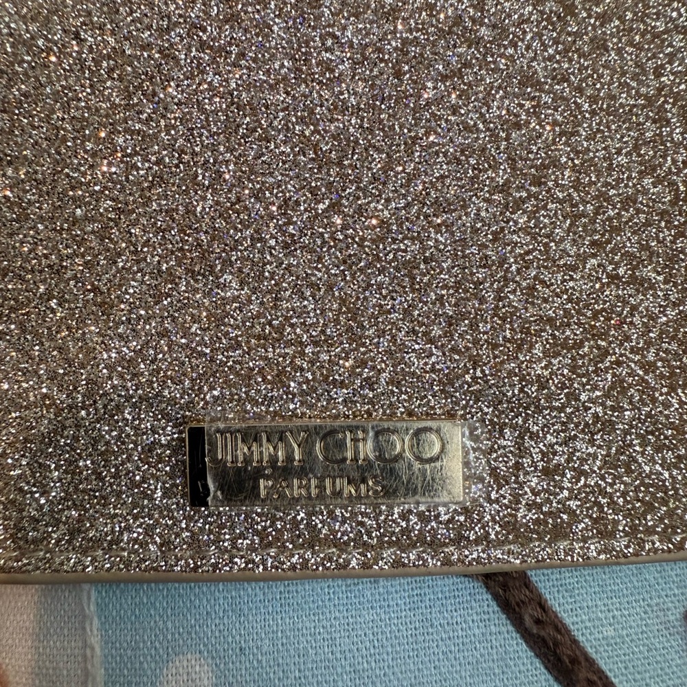 Jimmy Choo Sparkling Silver Clutch